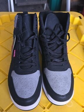 Levi's Black and Gray High-Top Sneakers